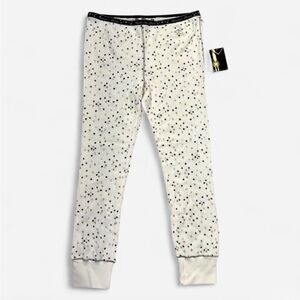 Vintage NEW Y2K Victoria's Secret Thermal Pajama Pants/Bottoms Stars Metallic